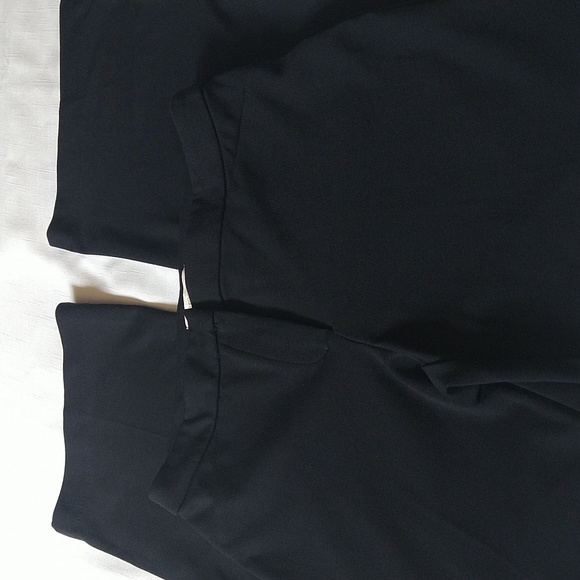 Ellen Tracy Black Wide Leg Casual Stretch Pants - Picture 8 of 15